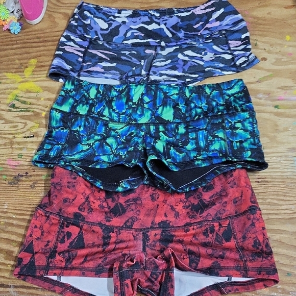 Fleo Low Rise Contour Stylish Women's Patterned Shorts medium 3 pairs - Picture 1 of 5